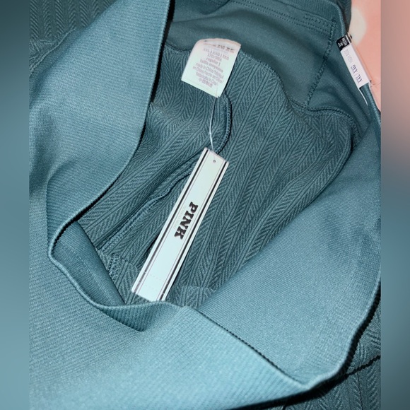 PINK Victoria's Secret Blue Knit Pants - Picture 4 of 4